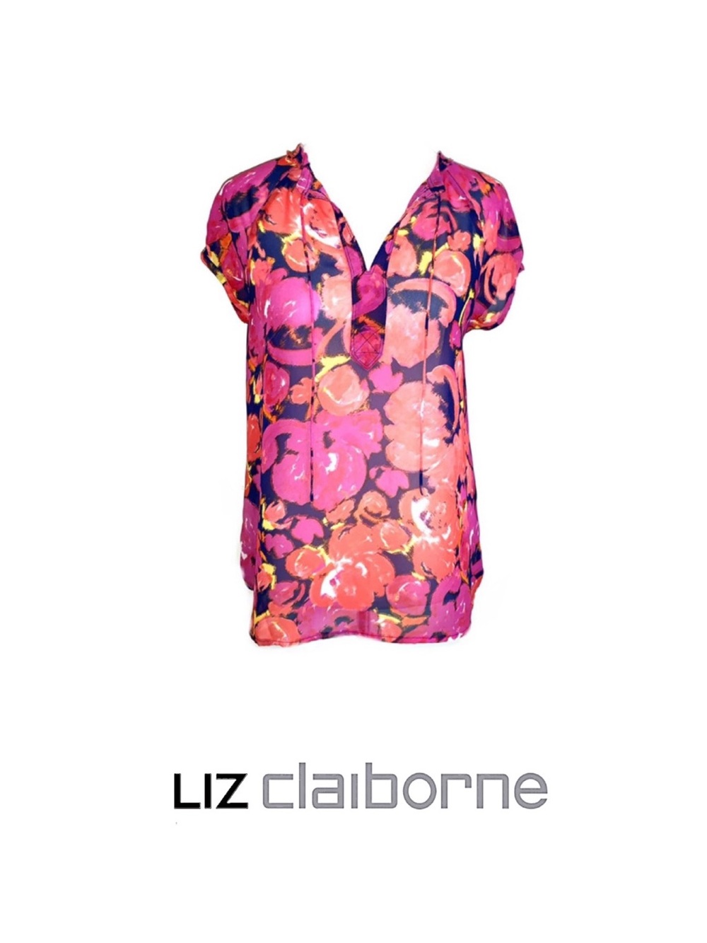 🔴 4/$20 Pretty Floral Hi Lo Top